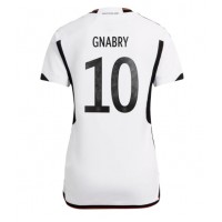 Tyskland Serge Gnabry #10 Hemmatröja Dam VM 2022 Kortärmad